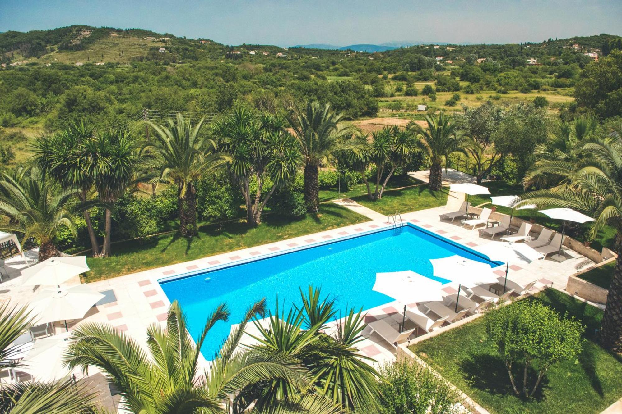 The Palm Garden - Idyllic Pool Apartments In A Green Oasis Ermones Eksteriør billede